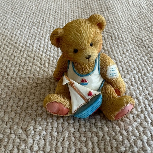 Cherished Teddies figurine known as "Smooth Sailing Arthur," August Bear 3 1/2” - Picture 1 of 4